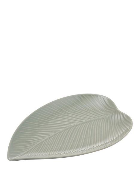 mason-cash-in-the-forest-small-leaf-platter--nbspgrey