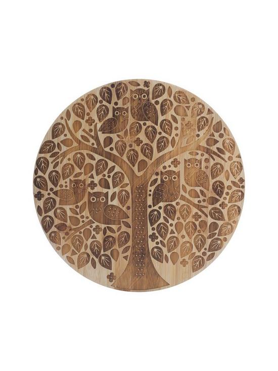 stillFront image of mason-cash-in-the-forest-round-serving-board