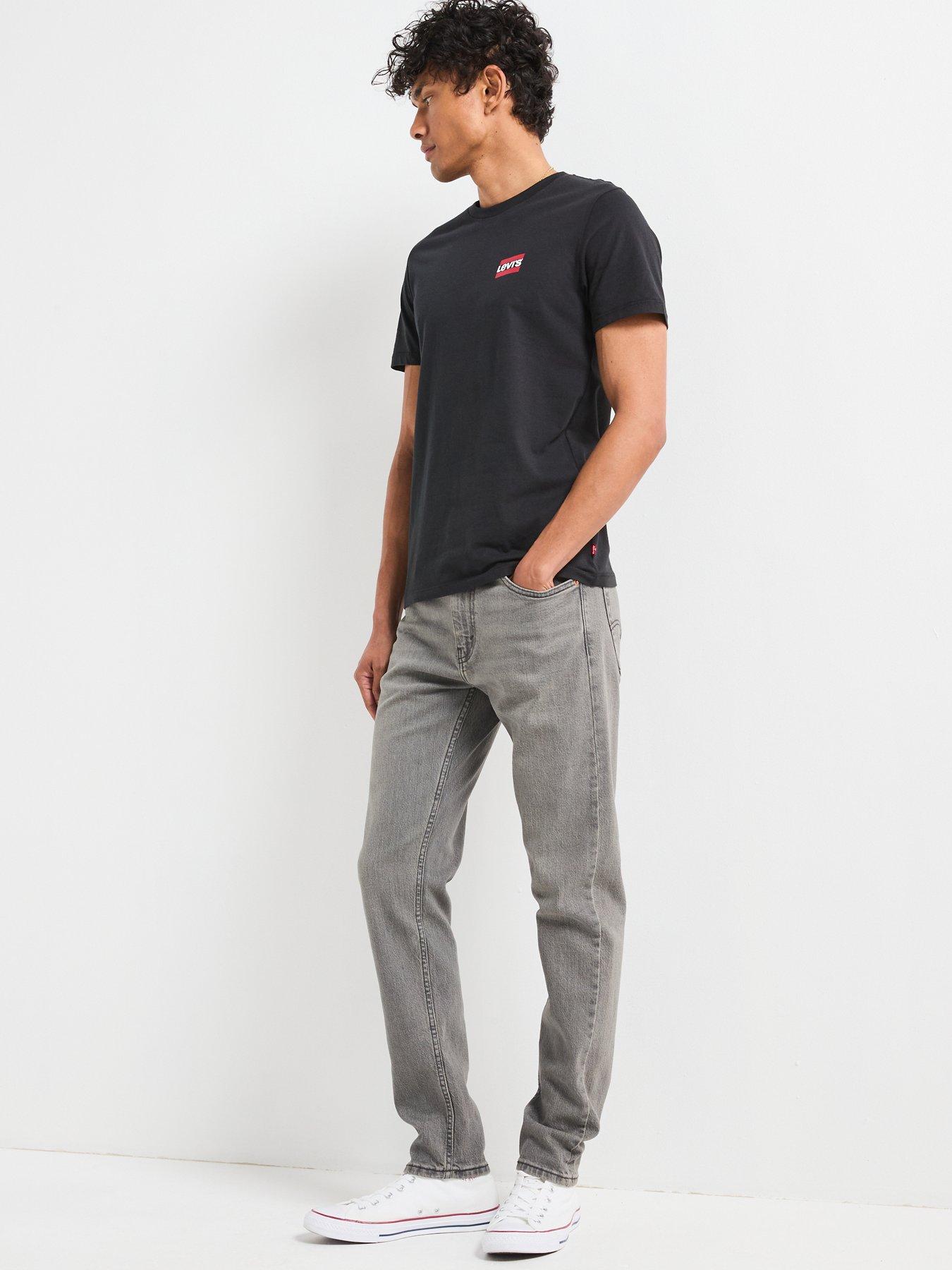 Image 6 of 7 of Levi's Mens 2 Pack Logo Crew Neck T-Shirts - White/Black