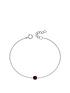  image of the-love-silver-collection-sterling-silvernbspbirthstone-bracelet