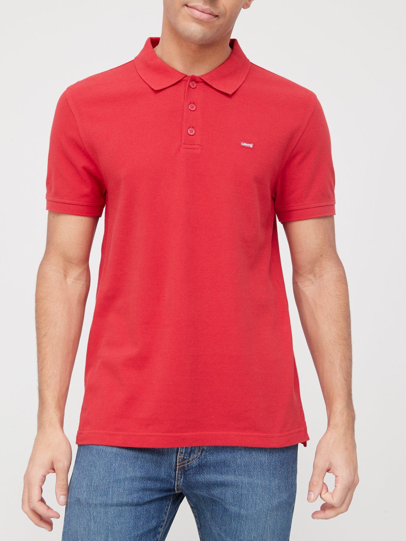 Details about   Levis Jeans Mens Blue Wash/ Red Classic Bat Wing Logo Regular Fit Polo Shirt