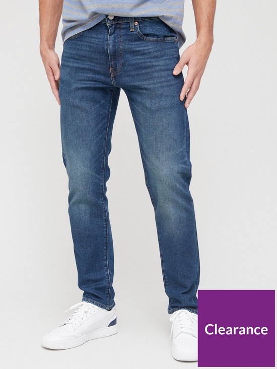 front image of levis-502trade-regular-tapered-jeans-light-wash