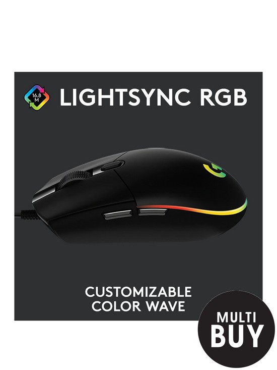 stillFront image of logitechg-g203-lightsync-rgb-6-button-gaming-mouse-black