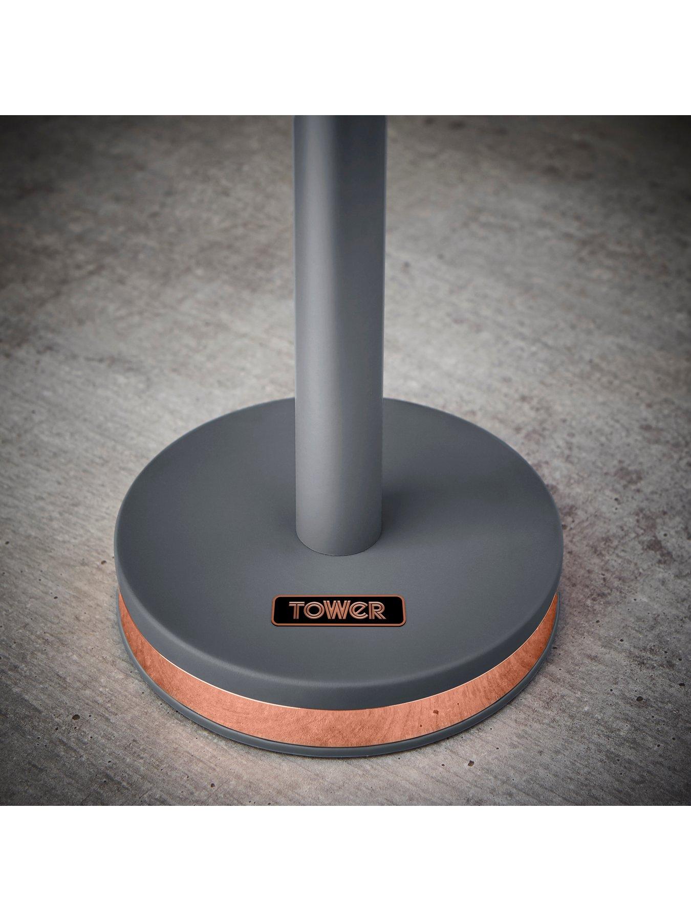 stillFront image of tower-cavaletto-kitchen-towel-pole--nbspgrey