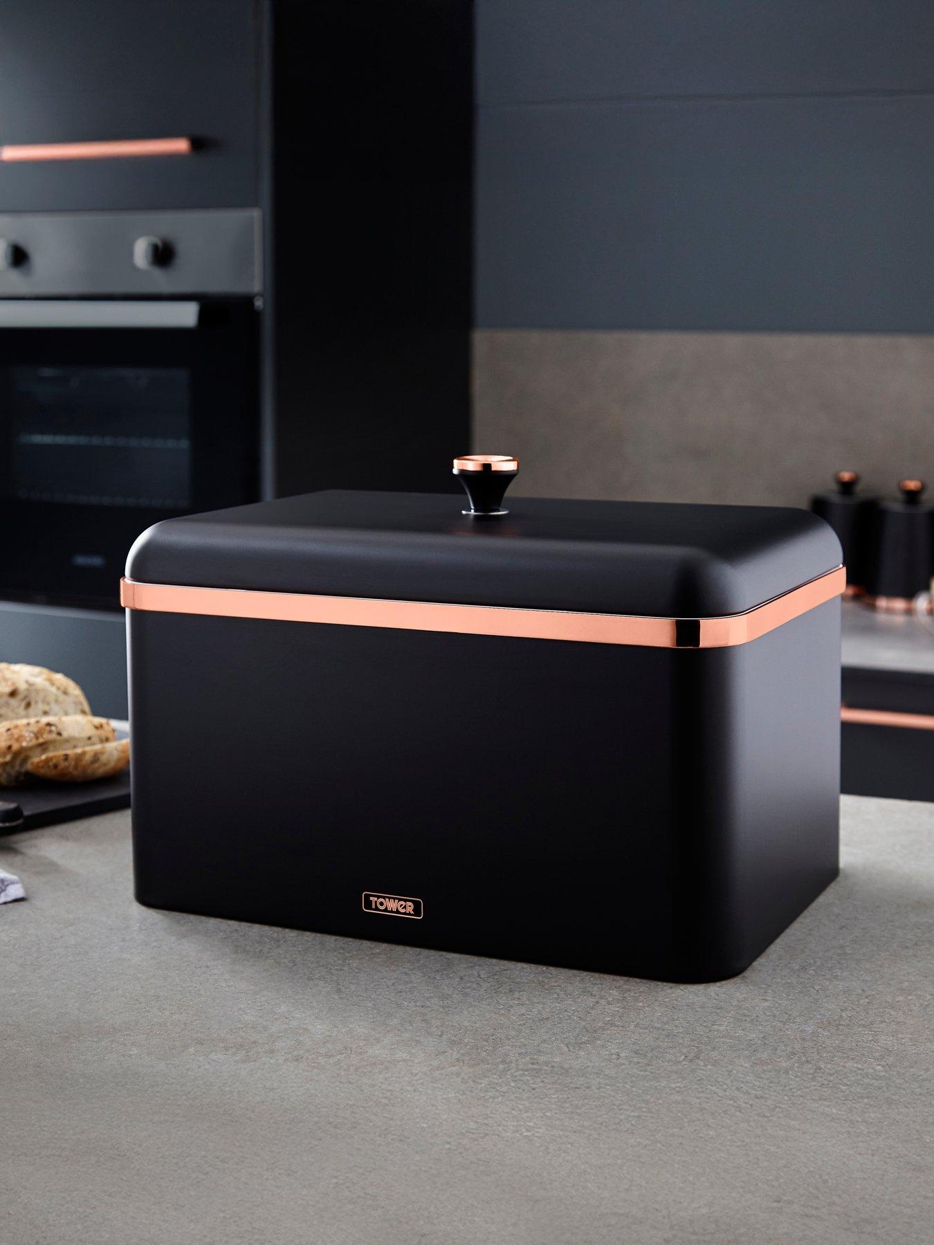undefined Cavaletto Bread Bin - Black