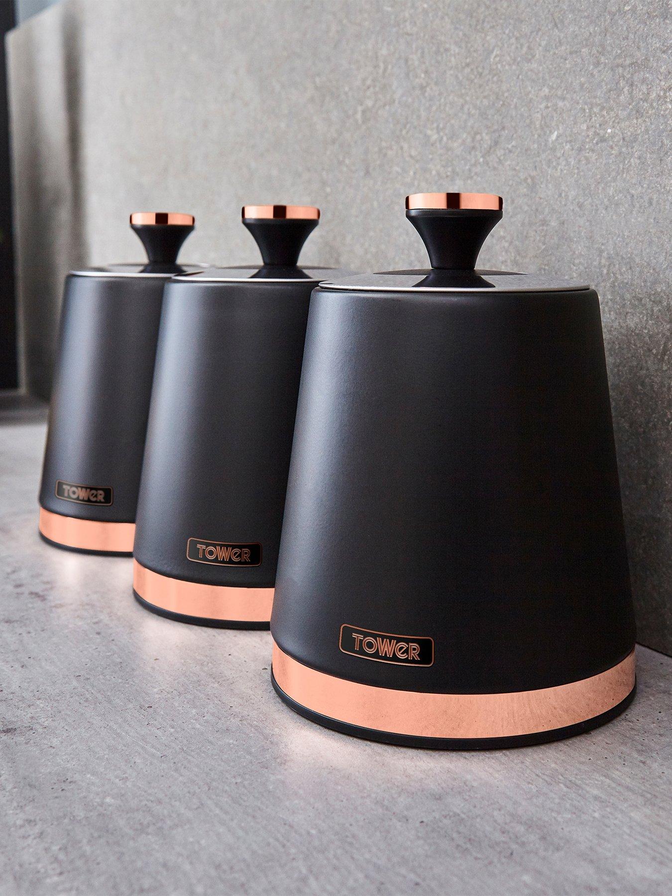 Image 1 of 8 of Tower Cavaletto Set Of 3 Canisters