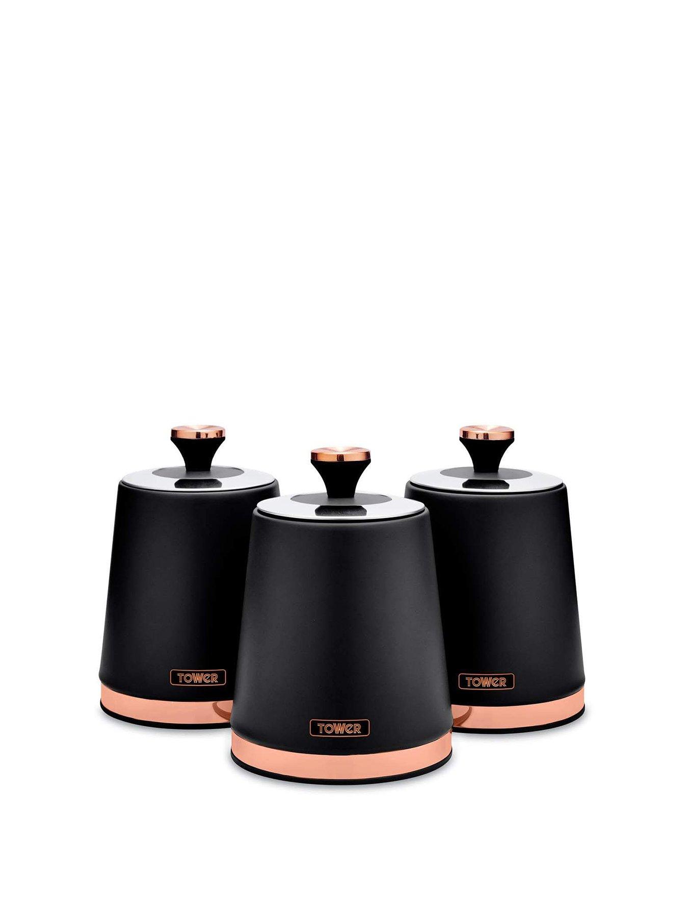 Image 2 of 8 of Tower Cavaletto Set Of 3 Canisters