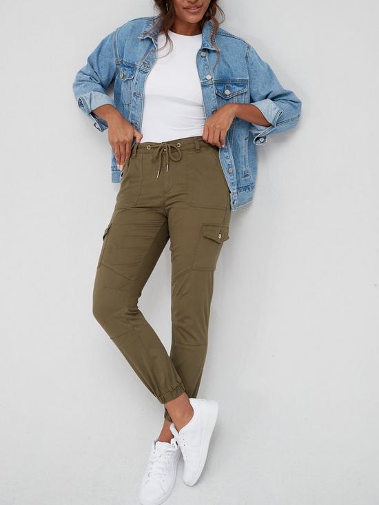 front image of v-by-very-cargo-jogger-khaki