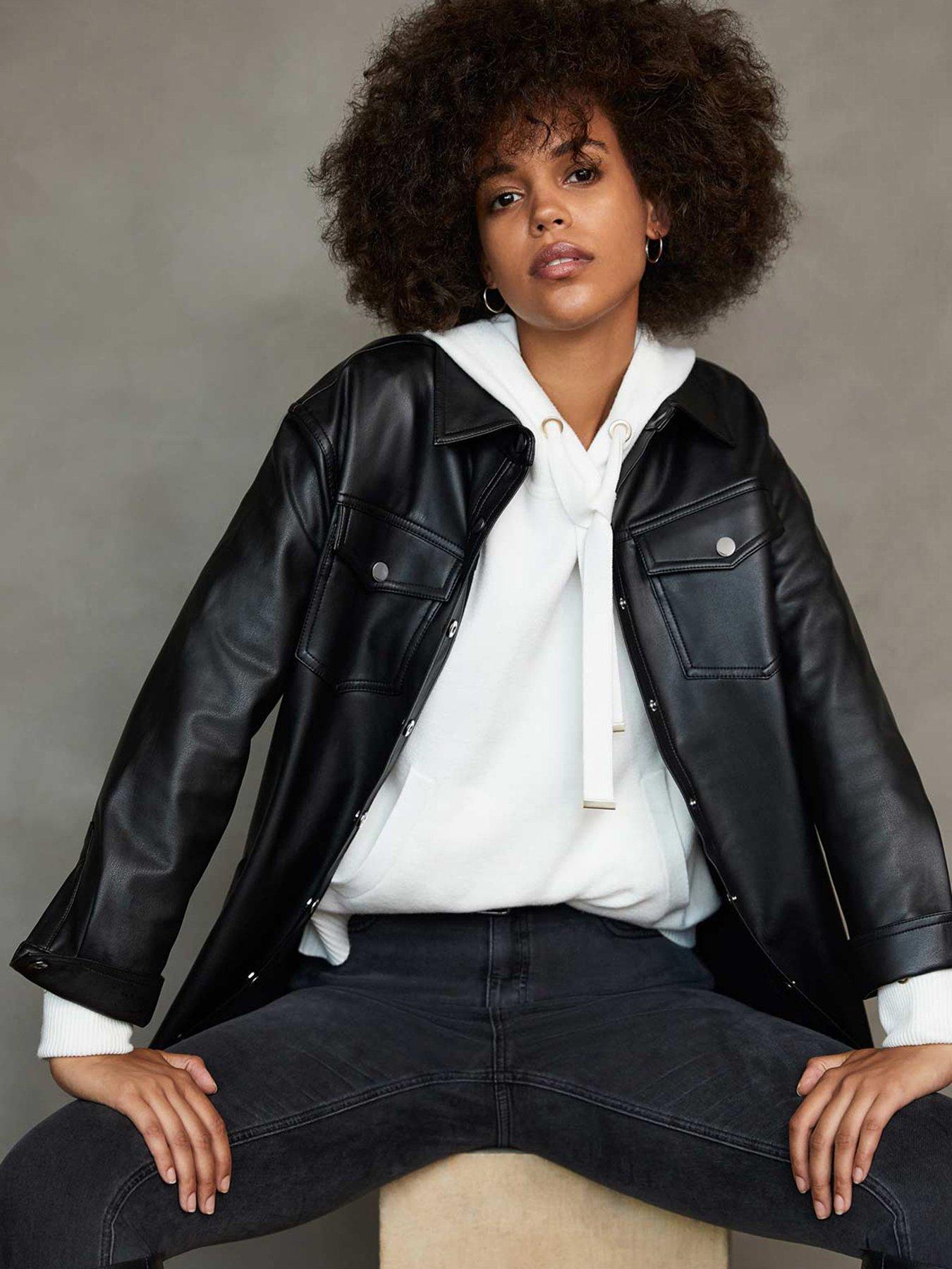 littlewoods leather jacket