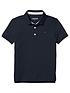  image of tommy-hilfiger-boys-essential-flag-polo-shirt-navy