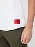  image of hugo-epson-w-red-patch-logo-short-sleeve-shirt-whitenbsp