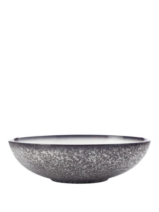 front image of maxwell-williams-caviar-granite-porcelain-serving-bowl