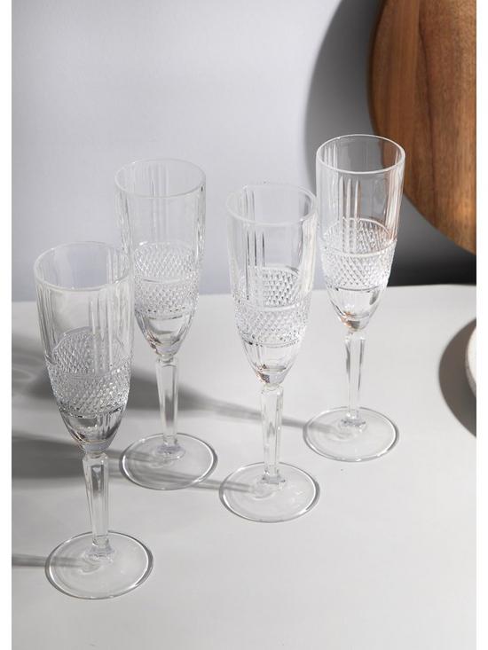 stillFront image of maxwell-williams-verona-crystalline-champagne-flute-glasses-ndash-set-of-4