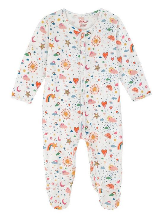 front image of cath-kidston-baby-girls-printed-sleepsuit-ivory