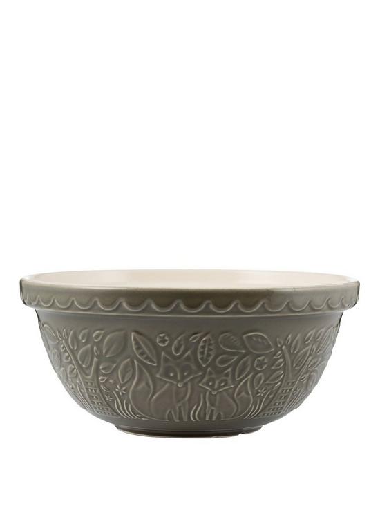 front image of mason-cash-in-the-forest-29-cm-fox-embossed-mixing-bowl