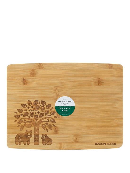 front image of mason-cash-in-the-forest-chopping-board