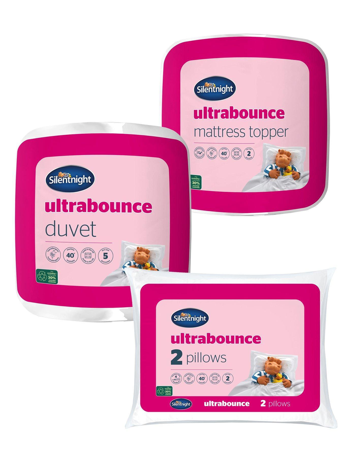 silentnight-ultrabounce-135-tog-duvet-pillow-pair-and-mattress-topper-bedding-bundle-white