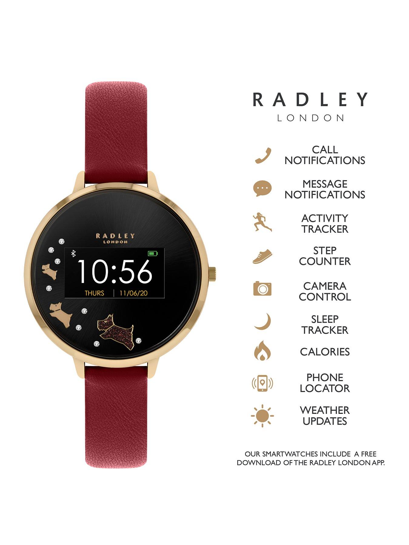 Red discount radley watch