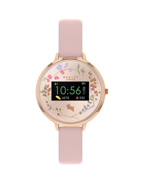 radley-series-3-smart-watch-with-blush-floral-print-screen-and-pink-strap-ladies-watch