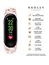  image of radley-activity-tracker-with-pale-pink-dog-print-silicone-strap-ladies-watch