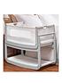  image of snuz-snuzpod-4-bedside-crib-with-mattress-dove-grey
