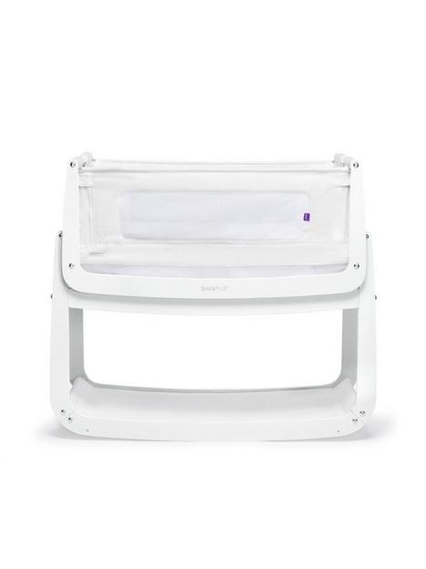 snuz-snuzpod-4-bedside-crib-with-mattress-white