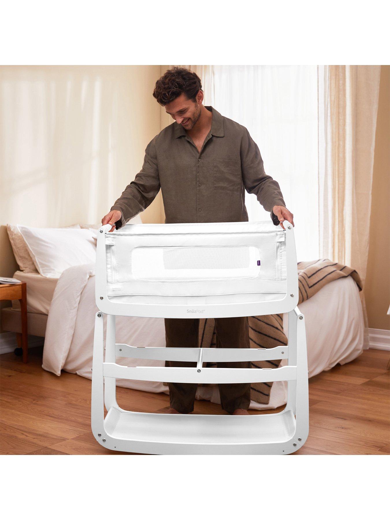  image of snuz-snuzpod-4-bedside-crib-white