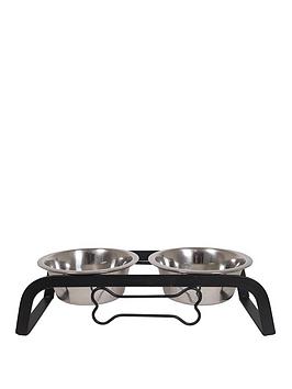 rosewood-bone-shaped-double-diner-800ml-x2