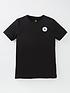  image of converse-older-boy-short-sleeve-printed-chuck-taylor-patch-t-shirt-black