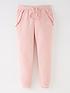  image of mini-v-by-very-girls-2-pack-frill-joggers-pink-grey
