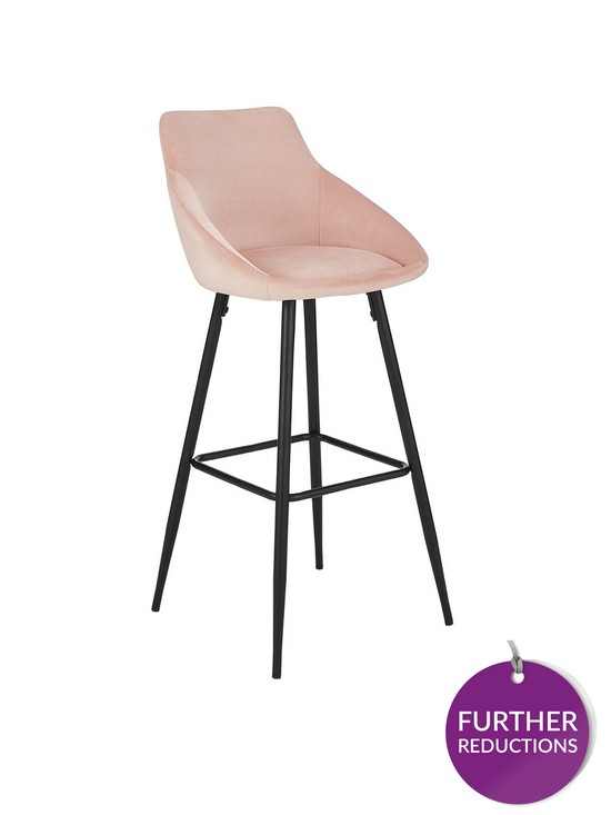 back image of very-home-dahlia-bar-stool-pinkblack