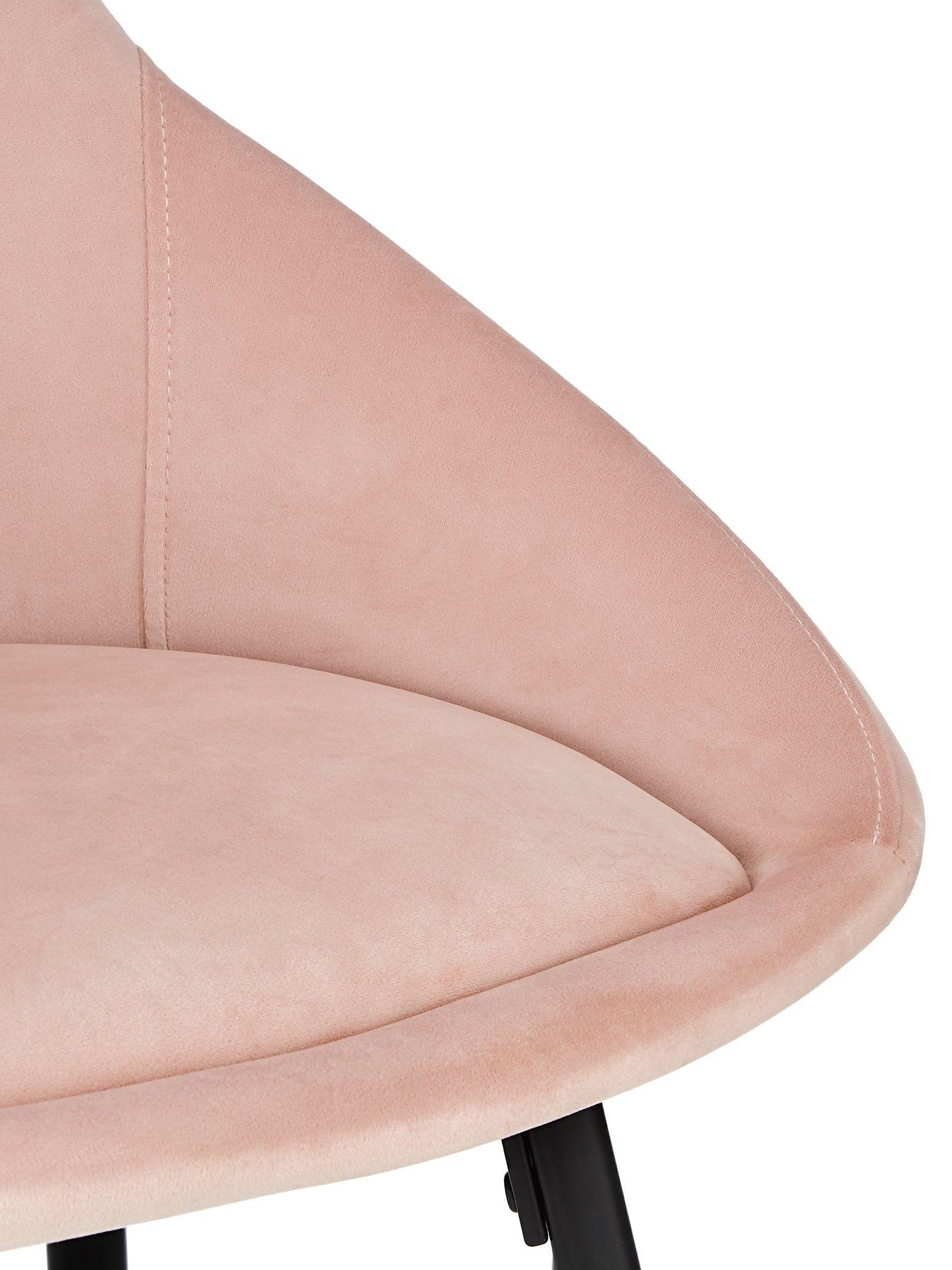  image of very-home-dahlia-bar-stool-pinkblack