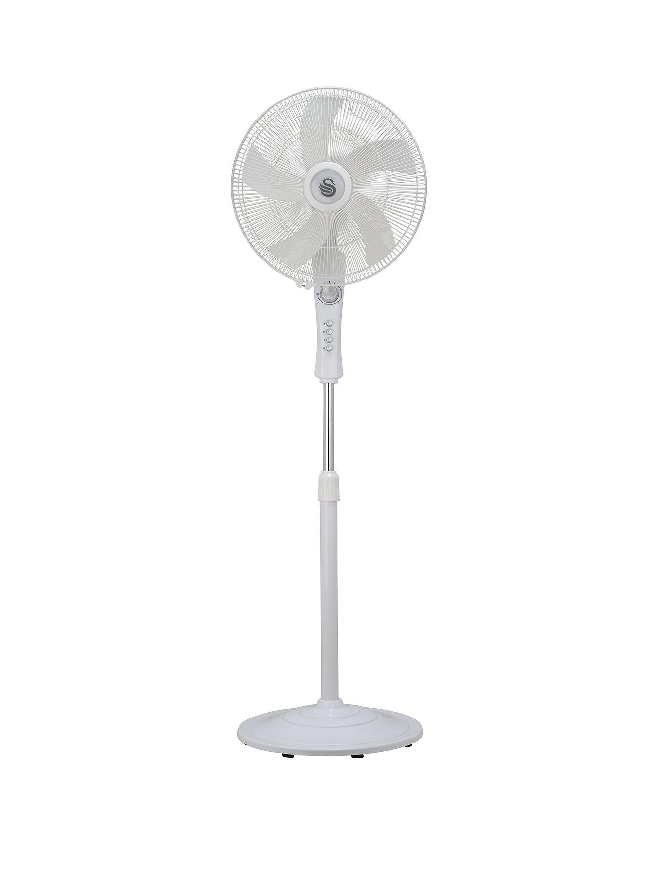 Swan Freestanding Stand Fan - White