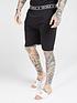  image of sik-silk-loose-fit-jersey-shorts-blacknbsp