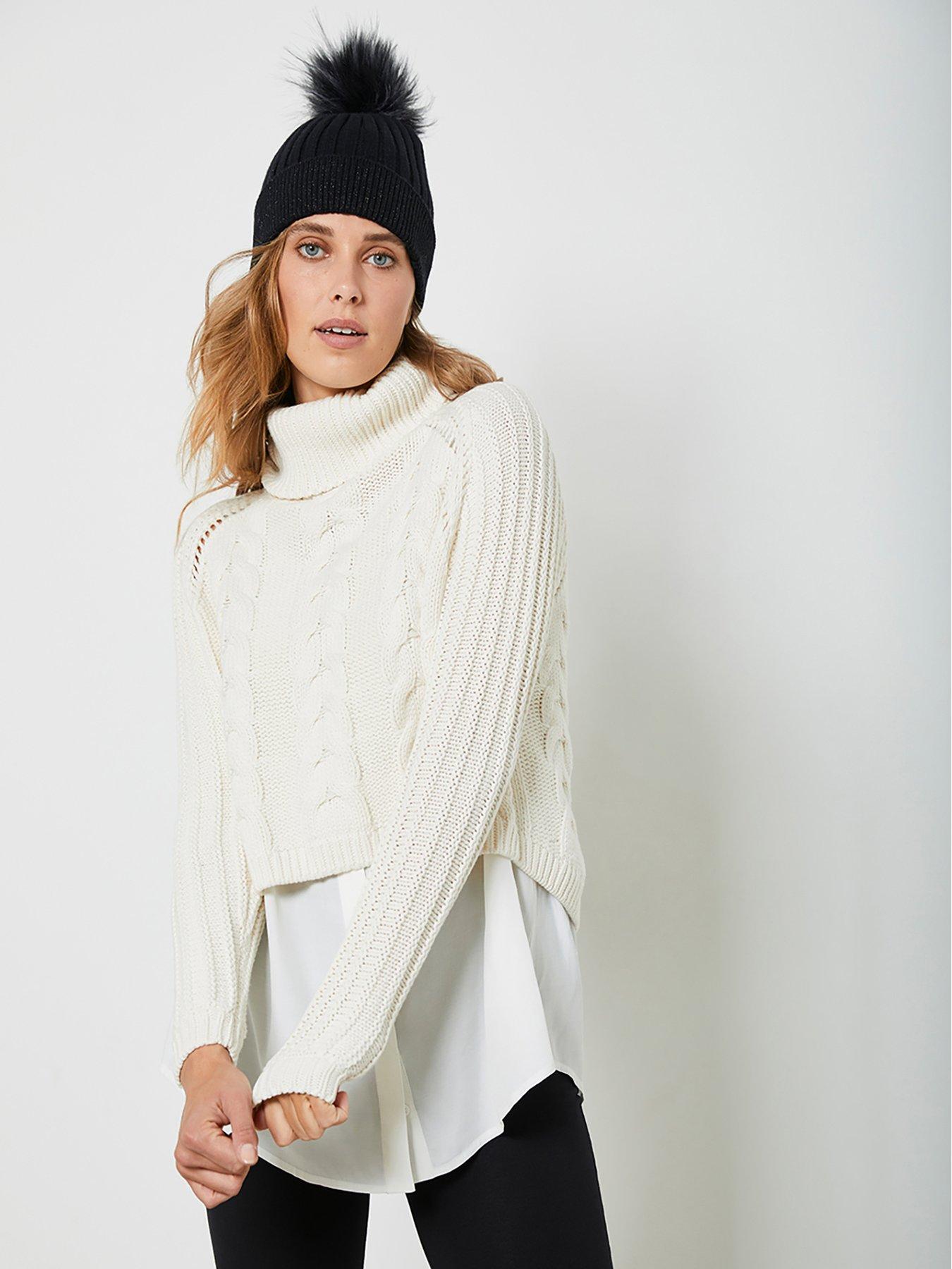 mint velvet chunky knit jumper