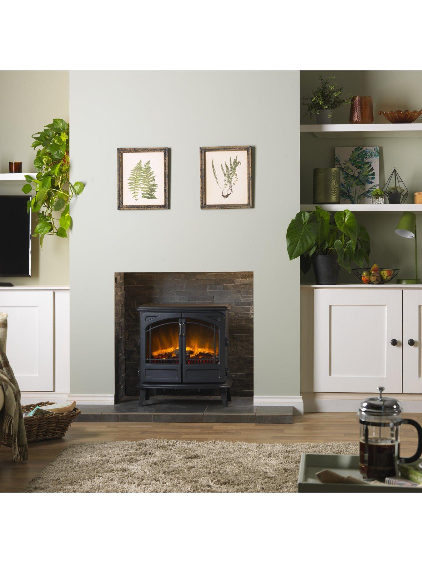 Image 2 of 7 of Dimplex Cassia Optiflame 2kW Electric Stove Fire, Remote Control