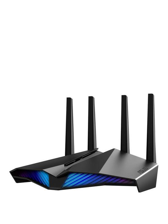 stillFront image of asus-rt-ax82u-wifi-6-ax5400-dual-band-mesh-gigabit-gaming-route-ps5-compatible