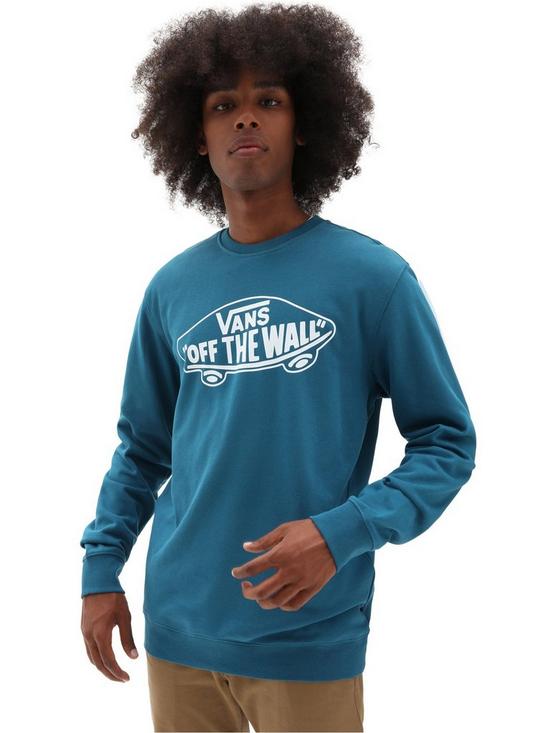 front image of vans-off-the-wall-crew-blue