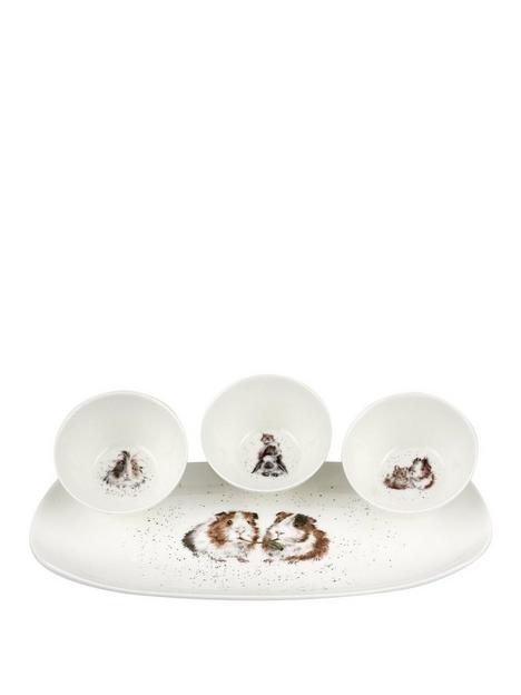 royal-worcester-wrendale-guinea-pigs-3-bowl-tray-set