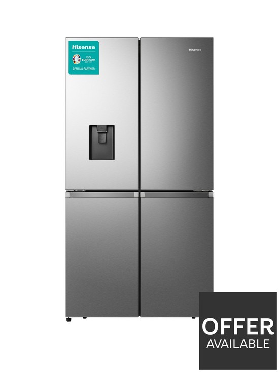 front image of hisense-rq758n4swi1-91cm-width-total-no-frost-american-fridge-freezer-pure-flat-design