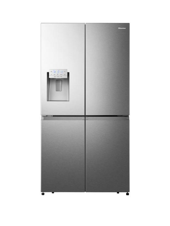 front image of hisense-rq760n4aif-79cm-wide-pure-flat-multi-door-fridge-freezer-with-water-dispenser
