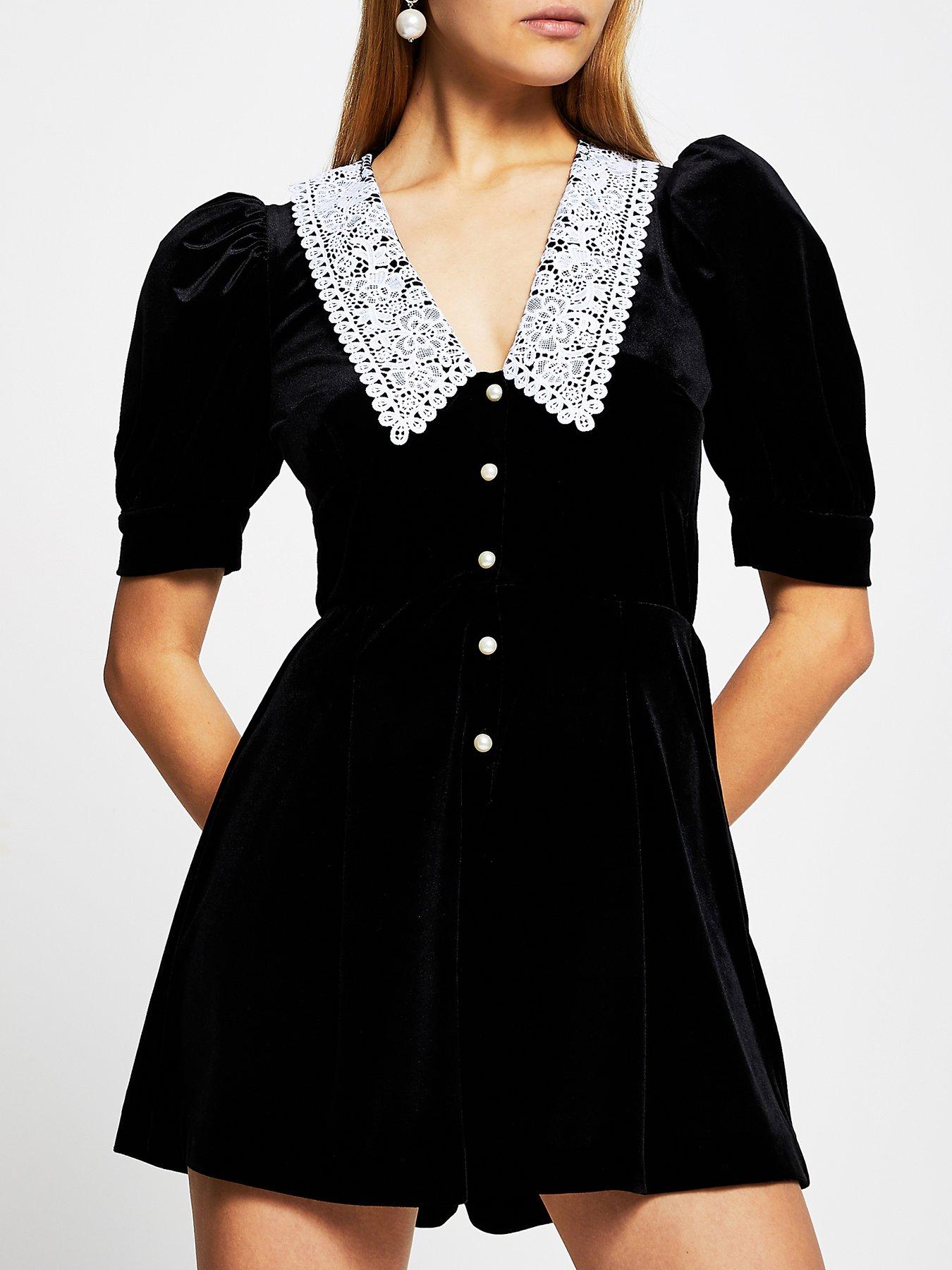 river island snakeskin playsuit
