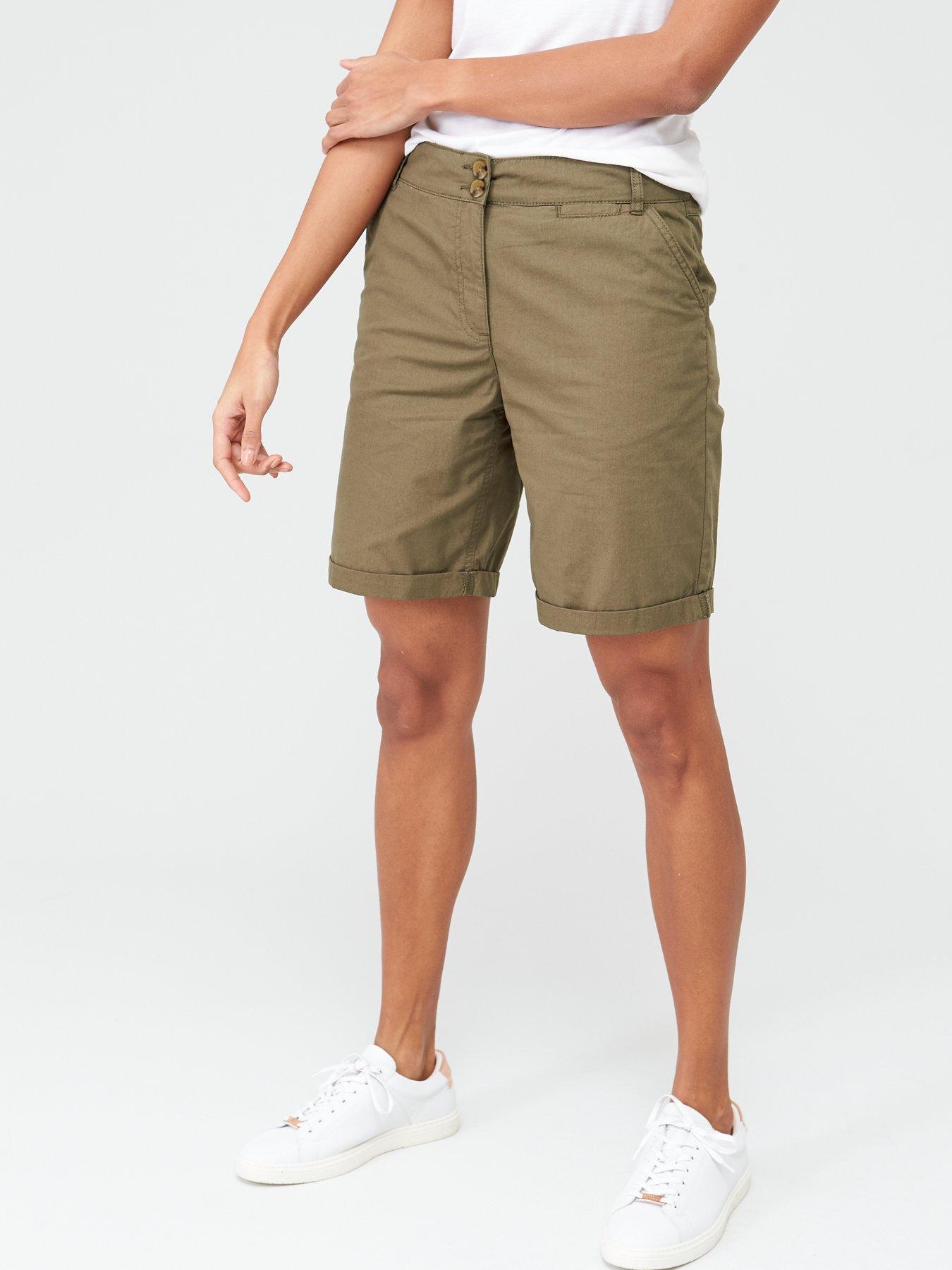 women's longer length shorts