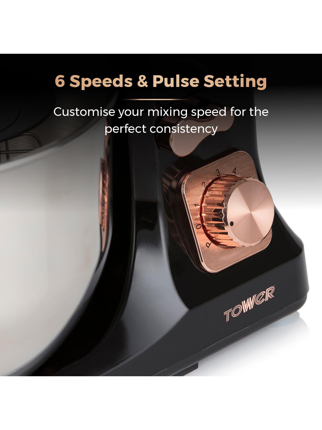 Image 6 of 6 of Tower 1000W Stand Mixer - Rose Gold