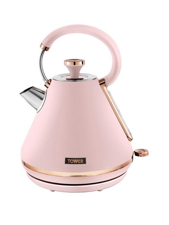front image of tower-cavaletto-17l-pyramid-kettle-pink