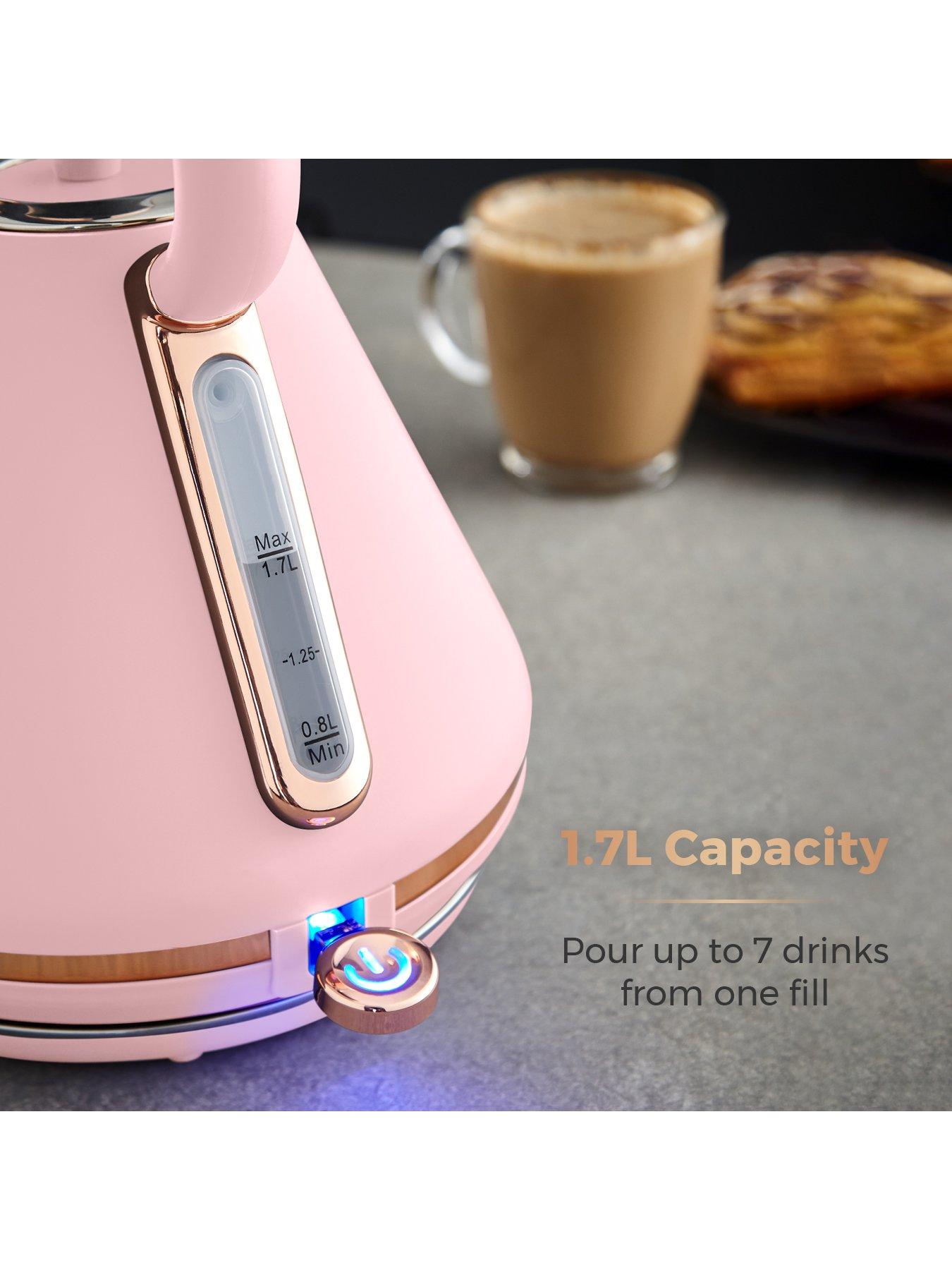 Image 5 of 6 of Tower Cavaletto 1.7L Pyramid Kettle - Pink