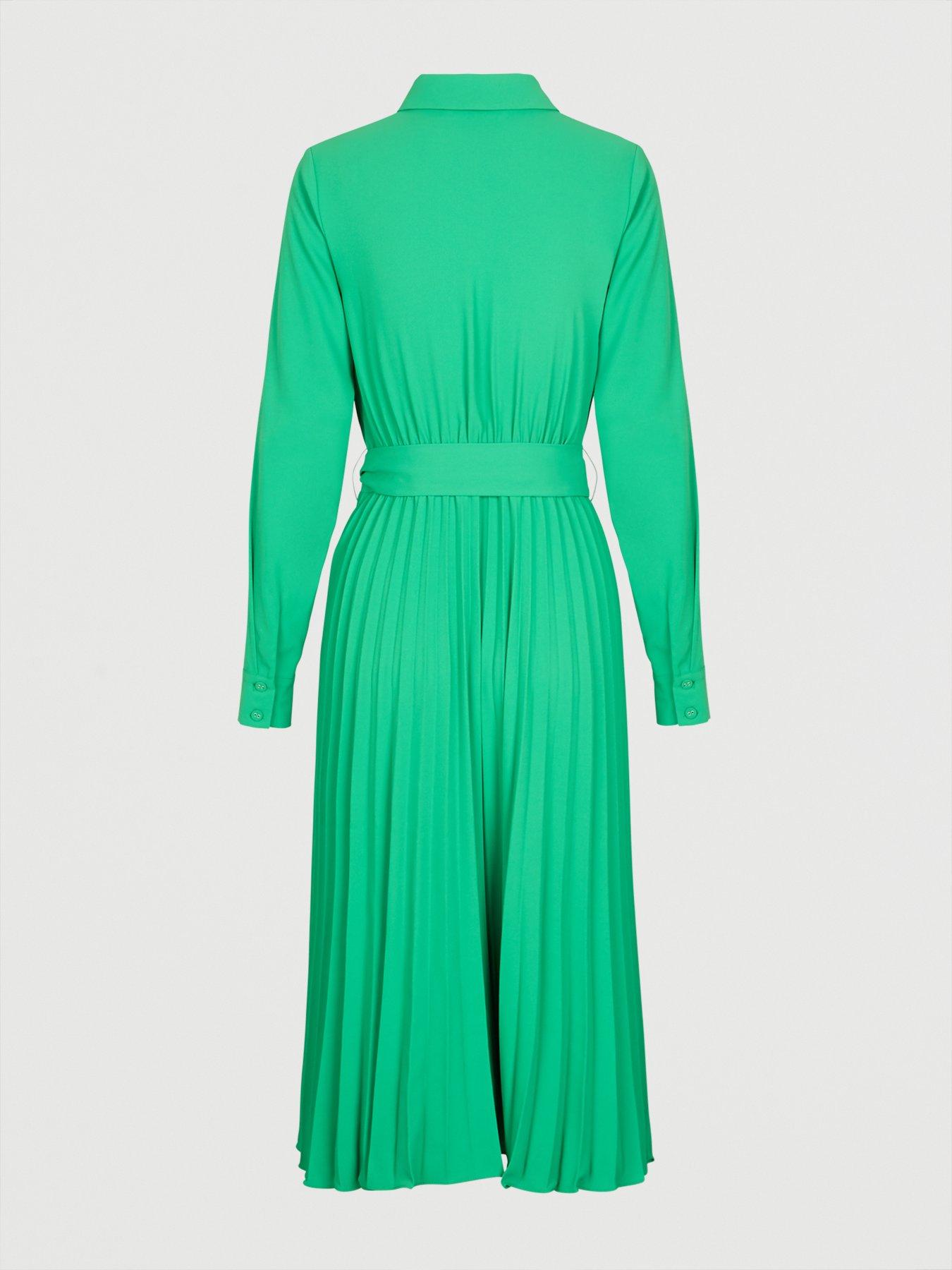michelle keegan pleated dress