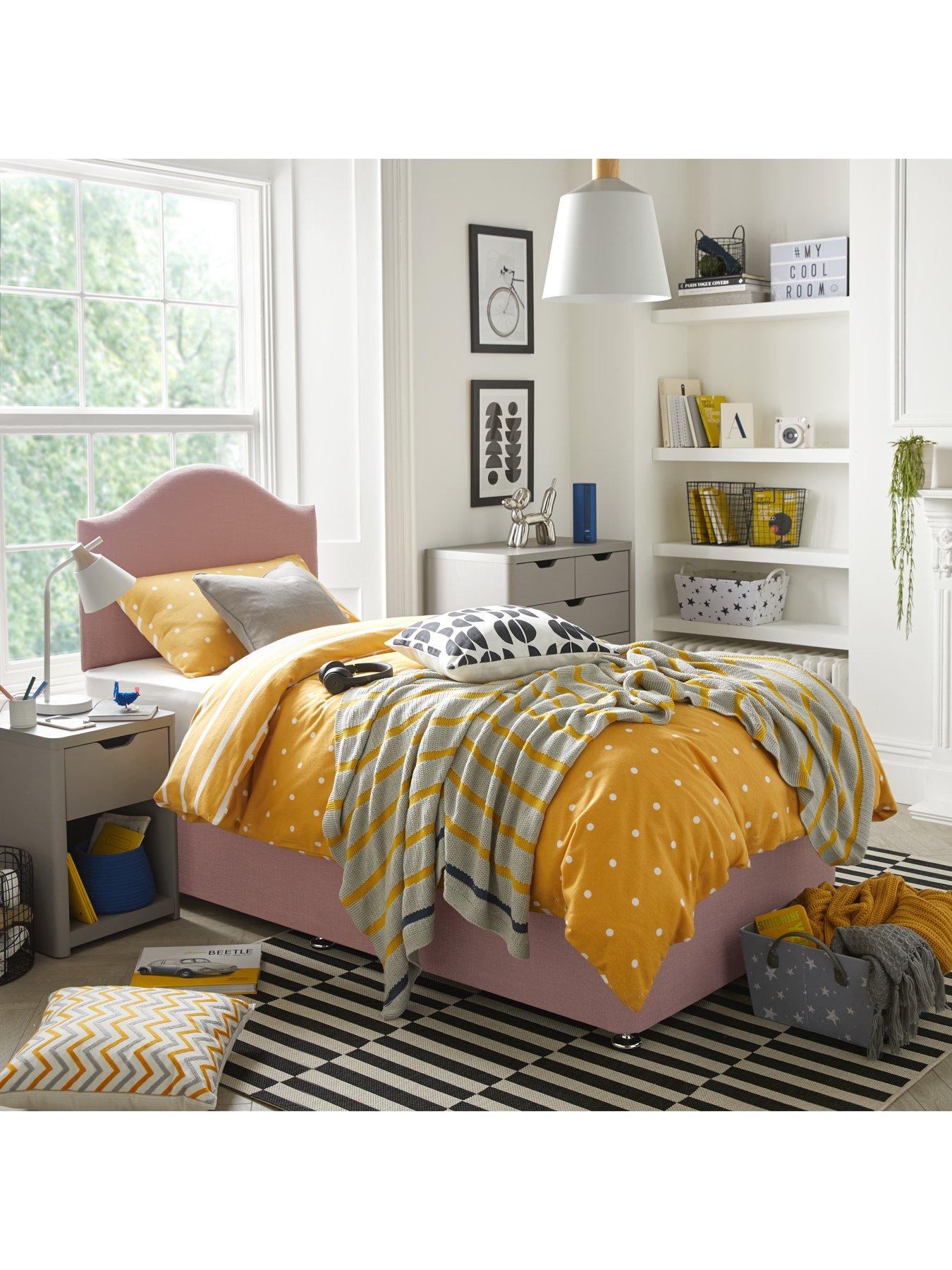 Image 1 of 6 of Shire Beds Kids Mattress, Divan Base and Headboard Bed Set - Pink&nbsp;- FSC&reg; Certified