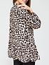 image of v-by-very-tiered-printed-longline-blouse-animal-printnbsp