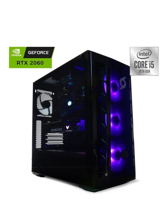 stillFront image of stormforce-crystal-gaming-pc-intel-core-i5-rtx-2060-graphics-16gb-ram-500gb-ssd